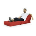 thumbnail image 4 of Gouchee Home Twist Brava Red Bean Bag Chair – Water-Repellent Polyester Oxford Fabric with Polystyrene Bead Filling, Suitable for Adults and Teens, Convertible Seating for Living Room or Dorm, 4 of 10