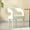 Velvet-Cream, variant on Dayalane Modern Upholstered Dining Chairs Set of 2, Sherpa Barrel Accent Chairs with Open Back and Arms, Comfy Kitchen & Dining Room Chairs with Wood Legs for Living Room/Bedroom,White