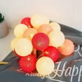 thumbnail image 3 of Led Cotton Sewing Thread Ball String Lights Home Christmas Party, 3 of 8