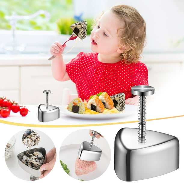 Molde de Acero Inoxidable para Rollos de Arroz y Verduras, Molde Japonés para Rollos de Arroz y Verduras, Herramienta para Sushi Gimbap
