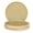 Olive, variant on Gibson Elite - Made in Portugal - Port Gaia 10.2 Inch Dinner Plates Set of 4 - Reactive Glaze Dish Set - Beige