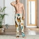 thumbnail image 2 of Balery Butterflies Pantalones de pijama para hombre, pijama ultraligero, pantalón de descanso-Medium, 2 of 6