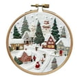 thumbnail image 4 of Kit Inicio Bordado Navideño Juego Punto Cruz para Principiantes (Holiday Village), 4 of 5