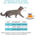thumbnail image 2 of Postoperative Protection, Lightweight Plastic Elizabethan Collar with Hook and Loop Design, Adjustable Recovery Pet Cone for Preventing Biting and Licking (M), 2 of 5