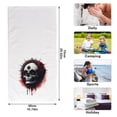 thumbnail image 2 of Ryvnso Skull Roses Flower Hand Towels Set for Bathroom Cotton Face Towel Decorative 15.5x29.5 inch, 2 of 7