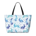 thumbnail image 2 of Xecao Rabbit2 for versatile beach bag for women includes zipper pockets and waterproof material, ideal for vacations and adventures., 2 of 7