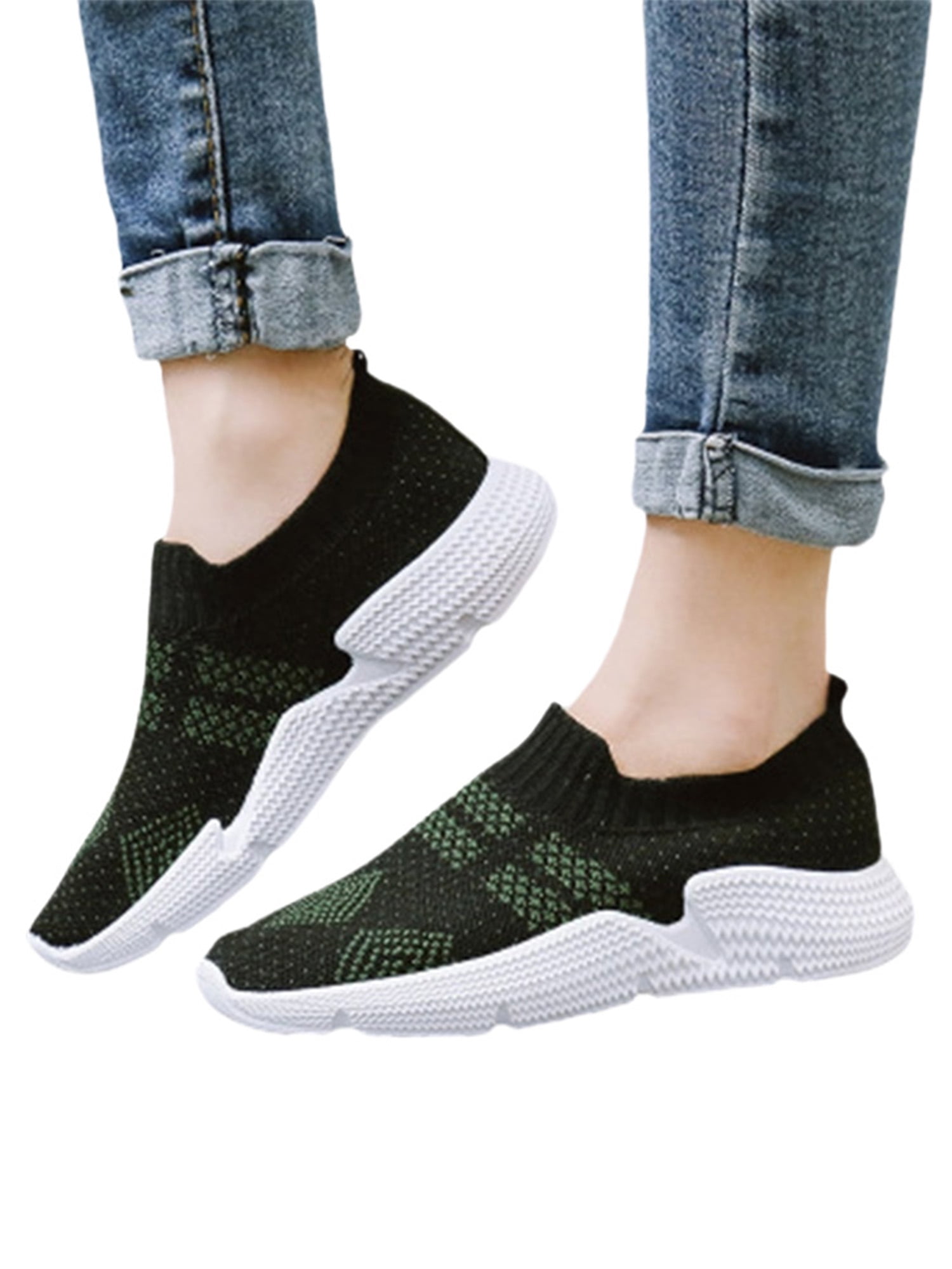 ladies non slip trainers