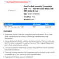 thumbnail image 2 of Front Tie Rod Assembly - Compatible with 1994 - 1997 Mercedes-Benz C280 RWD Sedan 4-Door 1995 1996, 2 of 2