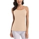 thumbnail image 3 of Cami Correa de espagueti ajustable para mujer construida en sujetador camisetas sin mangas 2 Pack Size T 2XL, 3 of 5