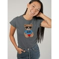 thumbnail image 2 of Fashion Bear Cool Boy T-Shirt Women -Image by Shutterstock, Female x-Large, 2 of 4