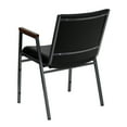 thumbnail image 5 of Flash Furniture Hercules Series Heavy-Duty Vinyl Stacking Chair with Arms, Black, 5 of 13