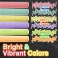 thumbnail image 4 of Tiza para aceras, diseños de cebra gorda, 160 unidades, 14 colores, 10 purpurinas y 10 neón, 4 of 7