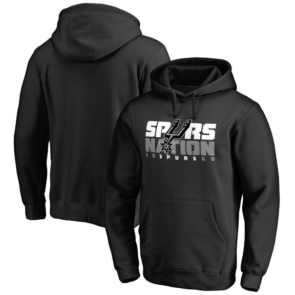 Men's Black San Antonio Spurs Spurs Nation Hometown Collection Pullover Hoodie