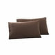 thumbnail image 2 of Funda De Almohada 2 fundas protectoras de almohada de poliéster color marrón café de 48x74 cm,transpirables y resistentes al aceite,ideales para hoteles y para el hogar. Rkxzt, 2 of 9
