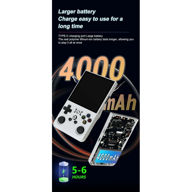 R36MAX open source handheld game console, 4.0-inch 3D large screen