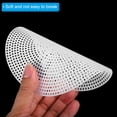 thumbnail image 4 of Unique Bargains Plastic Mesh Canvas Sheets,20Pcs 6.05' Cross Needlework Blank Yarn Crafting,Round, 4 of 5