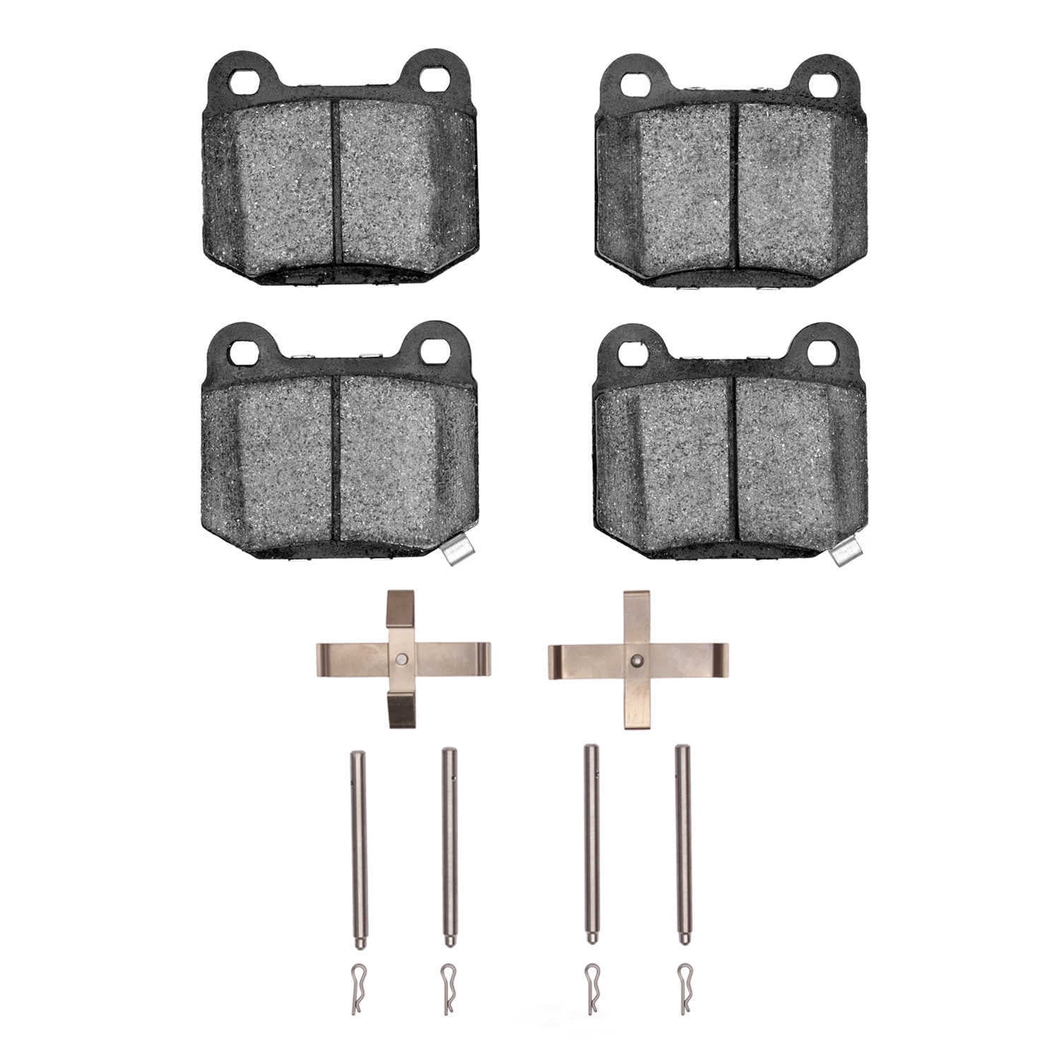 Dynamic Friction Company 1600-0961-01 DFC EURO 5000 Ceramic Brake Pads and Hardware Kit
