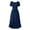Navy, variant on Women Medieval Costume Victorian Dresses Corset Ruffle Maxi Dress Peasant Gothic Fairy Witch Wedding Under Dress
