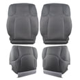 thumbnail image 3 of HUOEPU Driver and Passenger Side Bottom and Top Lean Back Seat Covers Fit for Nissan Frontier 2005-2019 S/SV/XE/LE/SE,Gray Cloth Front Left & Right Bottom & Top Lean Back Seat Covers, 3 of 17