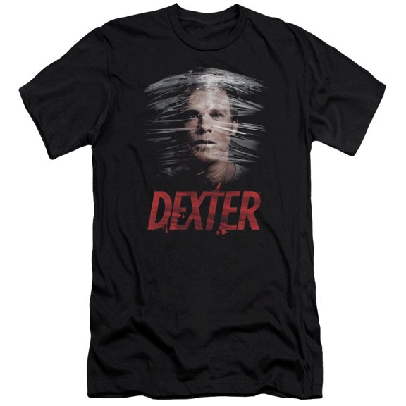Dexter Plastic Wrap Adult 30/1 T-Shirt Black