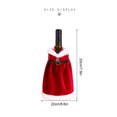 thumbnail image 3 of Decoraciones navideñas Tapa de botella de champán Adornos para botellas de vino Cubierta para botellas de vino, 3 of 5