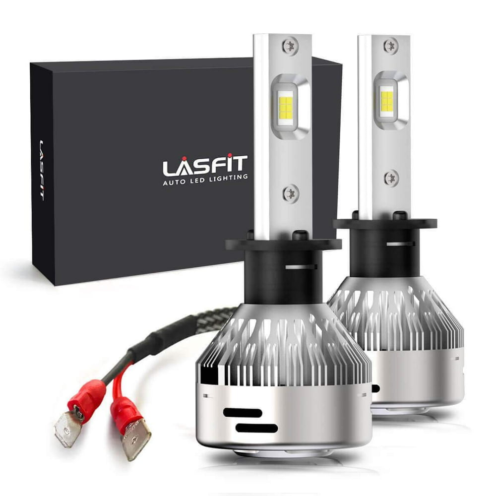 LASFIT H1 LED Headlight bulbs High Beam/Fog Light 60W 6000LM 6000K 360