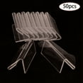 thumbnail image 3 of 50Pcs Clear Signage Card Holder Poster Holder Plastic Mini Label Holder Acrylic Card Display Stand 2x4cm,50 * desk card,Transparent, 3 of 7