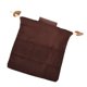 thumbnail image 5 of Bolsa de forraje de lona de cuero, cinturón, bolsa de recolección de frutas para acampar, recolección de frutas, marrón, 5 of 5