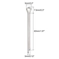 thumbnail image 2 of Unique Bargains Split Cotter Pin, Fixation à Clip en Acier Inoxydable 3x40mm Raccord Argent 30Pack, 2 of 5