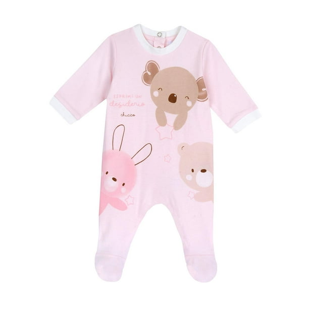 Mameluco Chicco Color Rosa Apertura trasera Varias Tallas Rosa