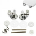 thumbnail image 3 of Alloy Toilet Seat Hinges Mountings Set Chrome with Fittings Screws, 3 of 7