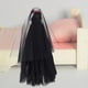 thumbnail image 4 of Ropa de novia para muñecas de 11 pulgadas, vestido de novia, atuendo de princesa, accesorios para muñecas, color negro, 4 of 7