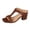 Brown_001, variant on Domuza Women Leather Heeled Sandals Platform T-Strap Sandal Solid Color Open Toe Shinny Summer Comfortable Fashion Non Slip Breathable Walking Outdoor Casual Shoes Light Brown 8（EU-40）