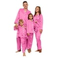 thumbnail image 4 of Niaviben Family Pajamas Matching Sets Silk Family Pajamas Comfy Lounge Sets for Women Matching Pajamas for Family Christmas Mens Pajama Sets Long Sleeve Mens Christmas Pajamas Set (Mom)Hot Pink L, 4 of 7