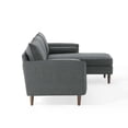 thumbnail image 3 of Modway Revive Upholstered Fabric Right or Left Sectional Sofa in Gray, 3 of 14