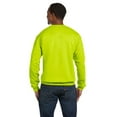 thumbnail image 2 of Ecosmart Crewneck Sweatshirt, 2XL, Safety Green, 2 of 3