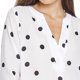 thumbnail image 4 of Blusón Largo Para Mujer Con Lunares Blanco Moda Casual multicolor XGR Incógnita 550429, 4 of 5