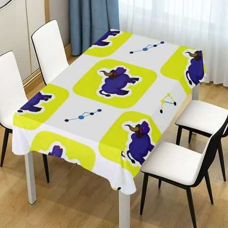 

Ryvnso Constellation Taurus Rectangle Table Cloth Tablecover Dinning Tablecloth 54 x54