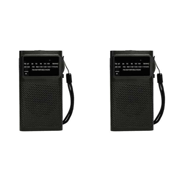 Radio Portátil Con Altavoz FM/AM Receptor Doble Banda para Y Acampar