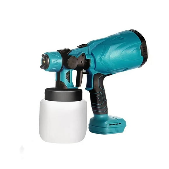 Electric Spray Gun Cordless Paint Sprayer Auto Furniture Steel Coating Airbrush Compatible For 18V Battery ,Durable Build