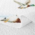 thumbnail image 5 of Manfei Rustic Animal Mallard Quilt King,Farmhouse Duck King Coverlet Set,3pcs,1 Bedspread and 2 Pillowcases, 5 of 7