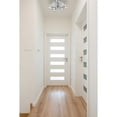 thumbnail image 3 of Living District Lyra 6-Light Metal & Glass Flush Mount in Chrome/Clear, 3 of 10