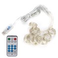 thumbnail image 3 of Guirnalda de Luces con Cable de Cobre USB 300LED Control Remoto con 8 Modos Interior y Exterior para Decoración de Cortinas de Fiesta y Boda ANGGREK Otros, 3 of 8