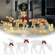 thumbnail image 1 of Christmas Outdoor Decoration Luminous Deer Three Piece Set Gardening Decoration Ornaments Outdoor Christmas Decoration, 1 of 9