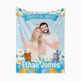 thumbnail image 1 of Adventure Awaits Baby Shower Blanket, 1 of 6
