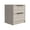 Light Grey, variant on TUHOME Kaia Nightstand Engineered Wood Nightstands in White