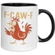 thumbnail image 1 of Taza de café de pollo y gallo para hombres y mujeres, tazas de cerámica de 325 ml, taza de té, tazas novedosas, regalos para la oficina y el hogar., 1 of 6