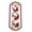 1D- Santa Reindeer A 19.7 x 47.2", variant on Christmas Runner Rug, 47.2 Inch Poinsettia Floor Mat, Holiday Decoration for Hallway Entryway Fireplace S