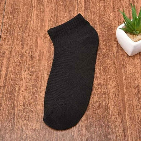 

5 Pair Spring Summer Mens Ankle Casual Socks Cut Mesh Crew Low Socks Socks Cotton