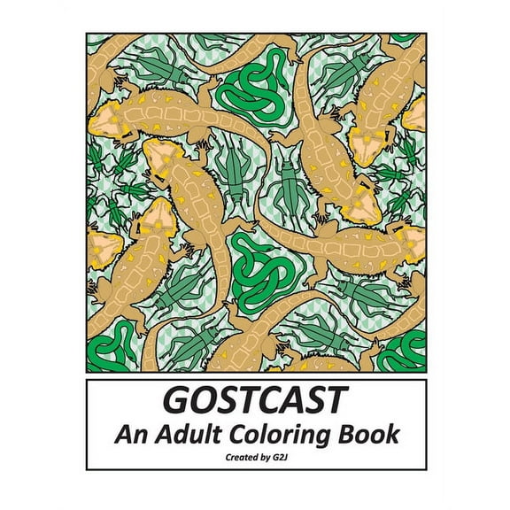 Gostcast An Adult Coloring Book (Paperback)